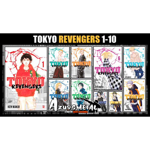 Kit: Mangá Tokyo Revengers Vol.01 ao 06 jbc em Português em