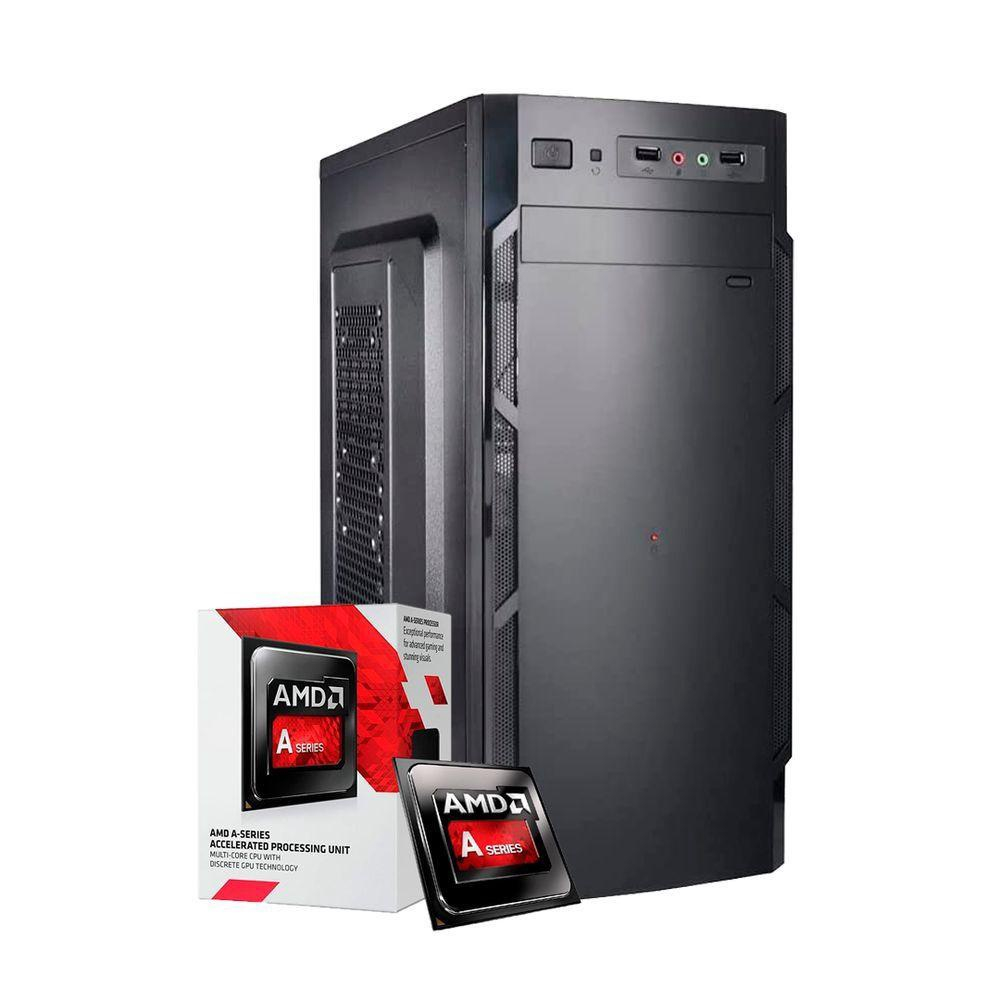 Computador Pc Home Amd A4 4000 Dual Core 3.2Ghz Ddr3 4Gb Ssd 120Gb