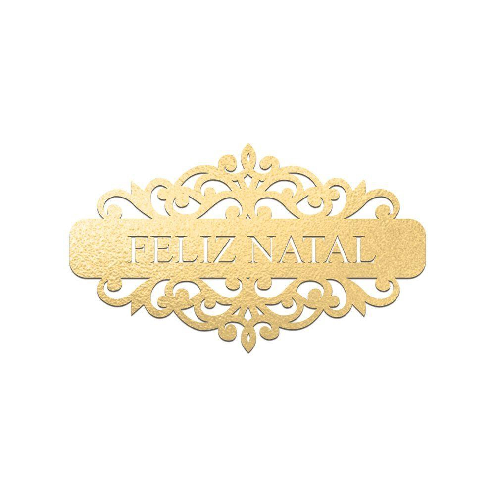 Placa Feliz Natal - Cria Arte Laser