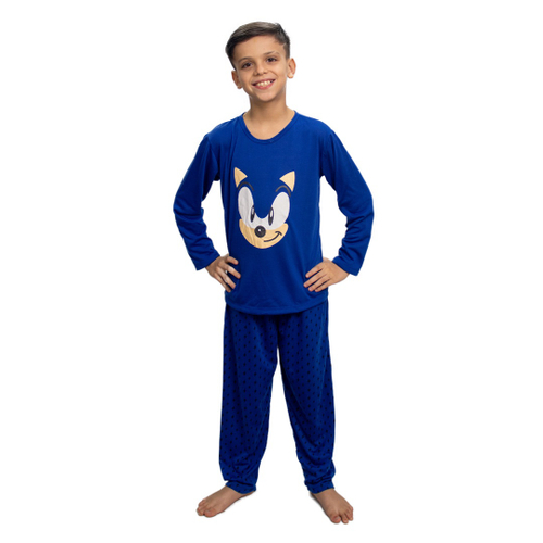 PIJAMA INVERNO JUVENIL MASCULINO PLUSH - 3202