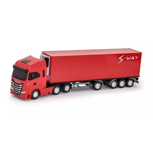 Miniaturas Scania Com Carreta Rosa Brinquedos