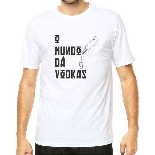 camiseta o mundo da vodkas