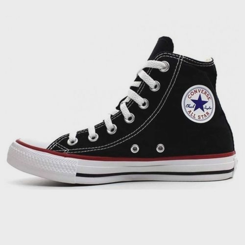 Tênis All Feminino Star Classic Chuck Taylor Cano Alto Preto no