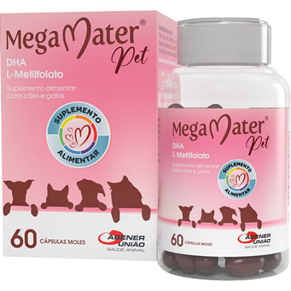 Mega mater pet C/60 caps em Promoção na Americanas