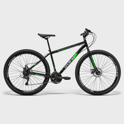 Bicicleta Aro 29 Gts Feel Freio À Disco 24 Marchas - Cinza+Preto