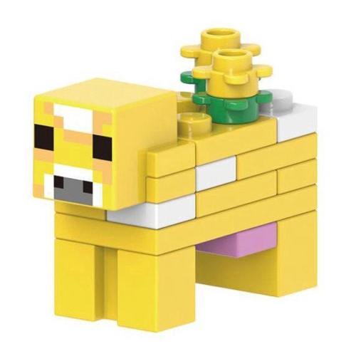 Boneco Blocos De Montar Aldeão Minecraft no Shoptime