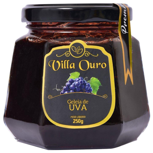 Geléia Piá Pote Chimia Doce Cremoso Schimier Uva 5x400 Gr