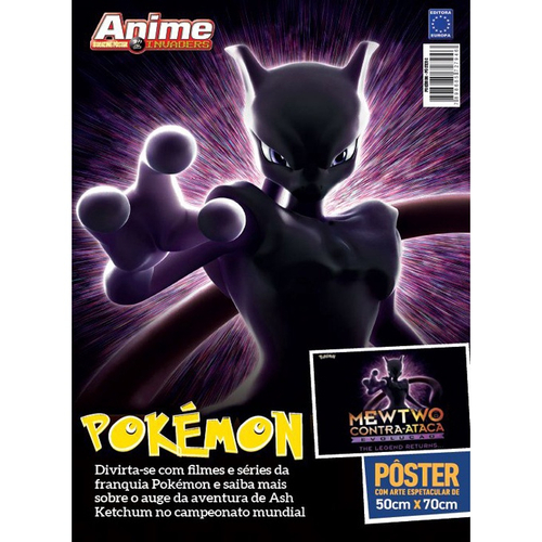 Editora Europa - Pokémon - AnimeInvaders Posterzine - MewTwo