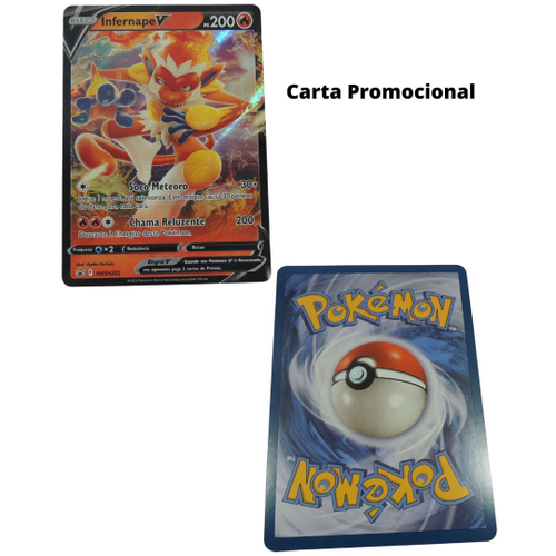 Box Coleção Box Coleção Infernape V Pokémon Card Games Colecionáveis