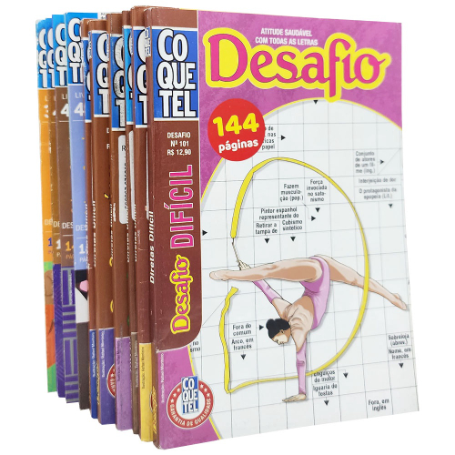 Passatempos Coquetel Nível Fácil + 560 Jogos de Caça Palavras Kit 7 Volumes  em Promoção na Americanas