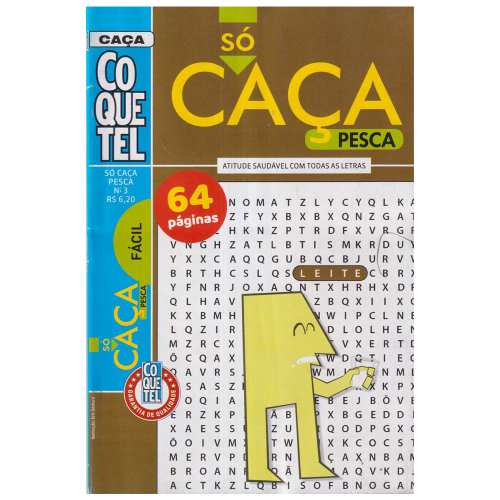 Livro Passatempos Coquetel Caça Palavras Jumbo Nível Fácil em Promoção na  Americanas