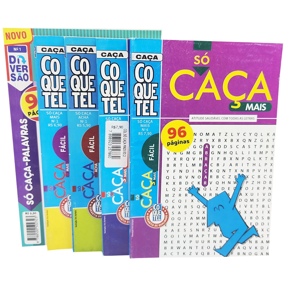 Kit Caça Palavras Coquetel