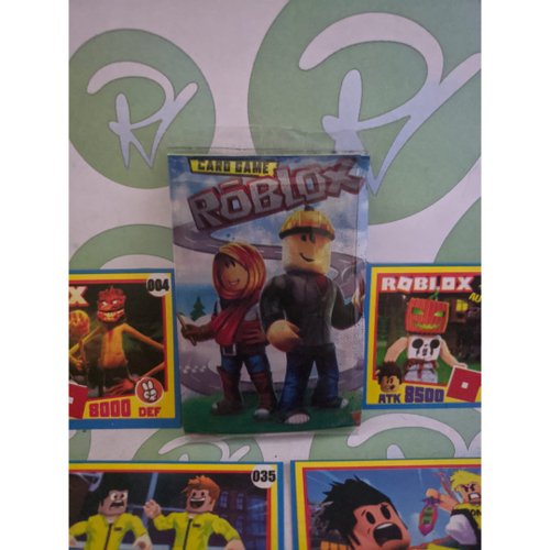 Kit 200 Cards Roblox = 50 Pacotinhos Figurinhas Coleção Bafô no Shoptime