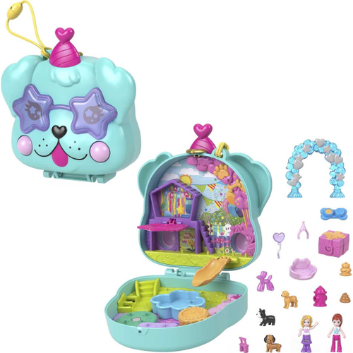 Mini Estojo e Playset com Mini Boneca Polly Pocket - Unicôrnio Rosa - Pet  Connects - Mattel - superlegalbrinquedos