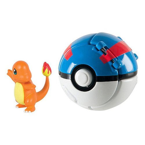 Boneco Mudkip Pokémon E Pokebola Figura Wct Sunny Brinquedos