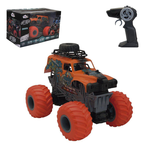 Carrinho Controle Remoto Monster Truck Junior - Polibrinq - Vermelho