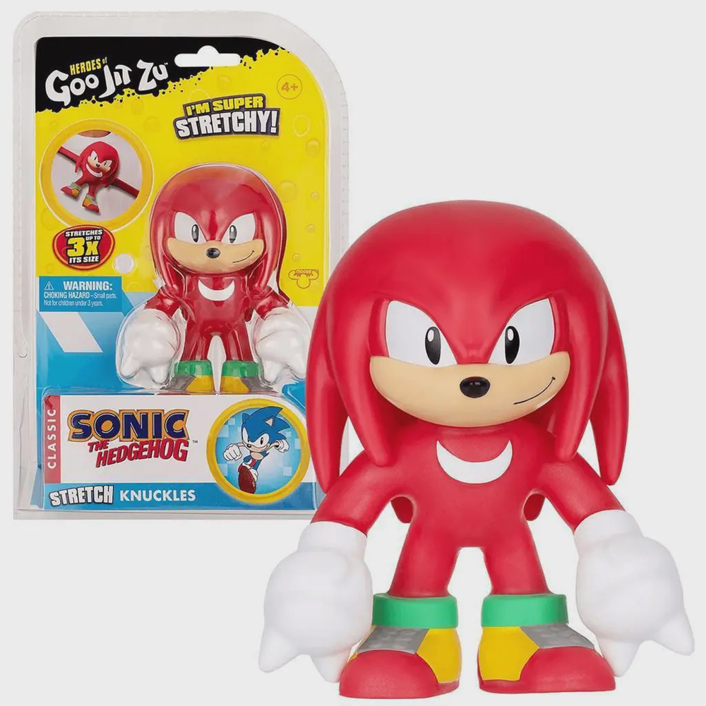 Boneco Elástico que Estica Knucles Sonic 17 cm - Goo Jit Zu em Promoção na  Americanas