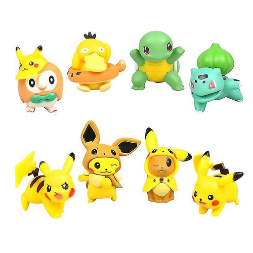 4 Mini Figuras Pokémon Go Pokemon Iniciais De Kanto Pikachu em Promoção na  Americanas