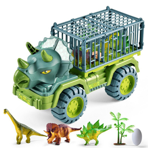 Meninos Brinquedos de Carro Dinossauro Caminhão Transporte Veículo Dino  Animal Modelo Tyrannosaurus Rex Kids Jogo Crianças Presentes de Aniversário