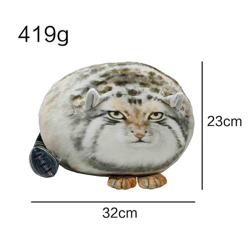 32cm grande floppa de pelúcia travesseiro 3d impressão cat face pelúcia  brinquedo macio pelúcia animais de pelúcia gato brinquedos de pelúcia para