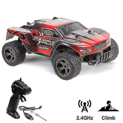 Carro de corrida com controle remoto, 2WD 2.4Ghz 1:28 brinquedos