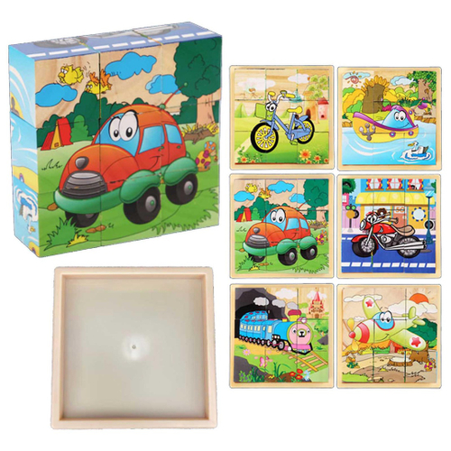 Em promoção! Brinquedos De Madeira Puzzle 3d Tangram Formas De