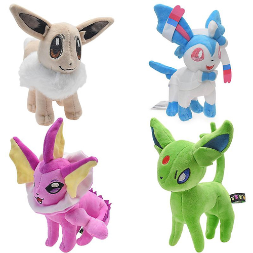 Pelucias Do Pokemon Eevee e Flareon Evolução 20cm Sunny 3545 no Shoptime