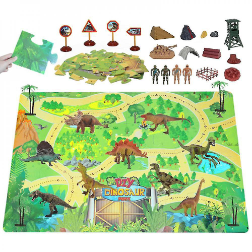 Em promoção! Dinossauro De Brinquedo Figura W/ Atividade Jogar Mat