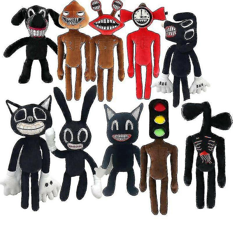 Hot Horror Game Plush Toys Siren Head White Black Sirenhead Stuffed  Animalsr Peluches Toys Gifts for Boys