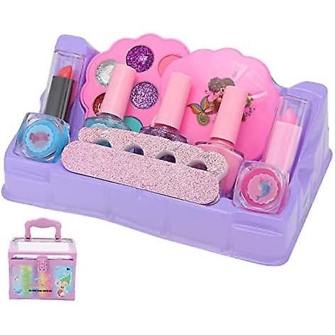 Kit Maquiagem Infantil Polibrinq Unhas Com Tatuagens MK05