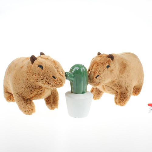 Capivara Roedor Brinquedo de pelúcia, bonito desenho animado Capivara  Stuffed Animal, Heal Your Mood, Super Soft Brown Doll Toy Figure, Animais  Selvagens Rastejando Brinquedos de pelúcia para crianças Amantes adultos em  Promoção