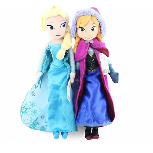 Pelucia Elza Boneca Frozen Anna Olaf Disney Princesa 50 Cm