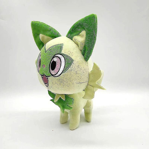 Sprigatito Pokémon Plush Doll, brinquedos animais macios, grande