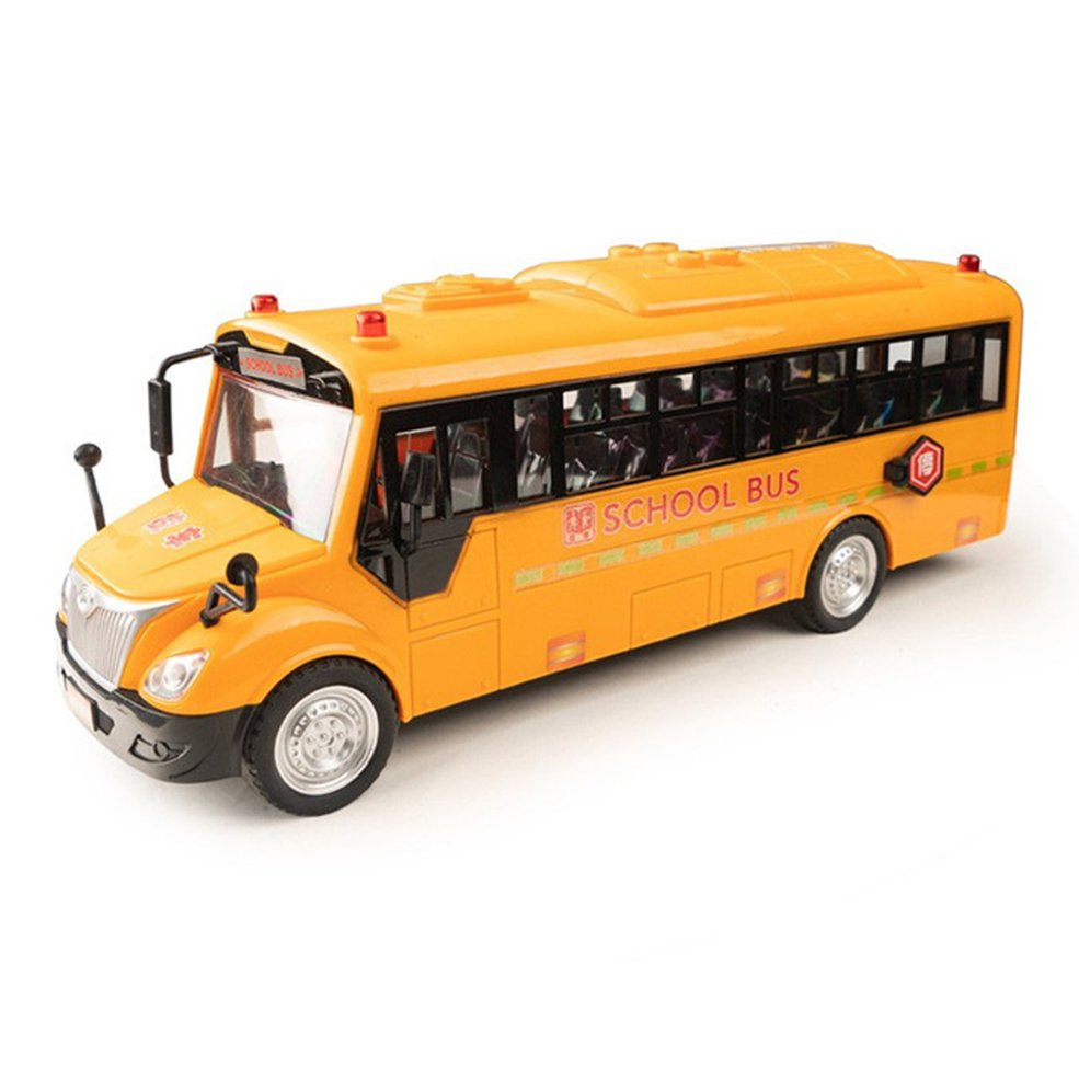 O brinquedo do ônibus escolar morre veículos moldados amarelo