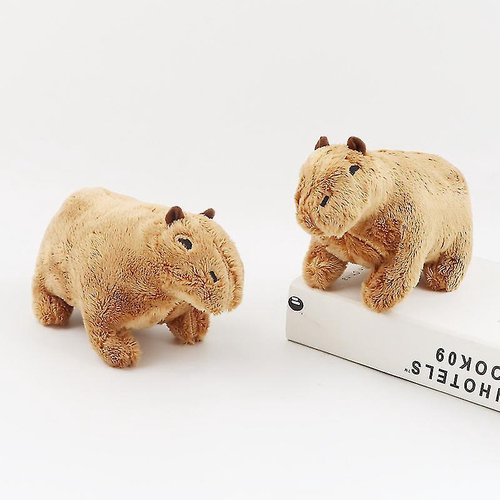 Pelúcia Capivara Desenho Animado, Boneca Infantil Animal Macio