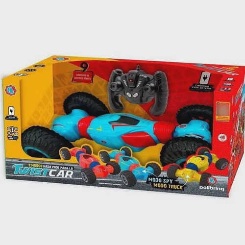 Carrinho Controle Remoto Monster Truck Junior - Polibrinq