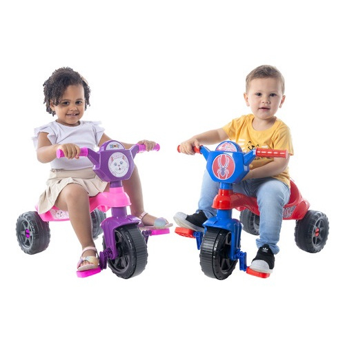 Motinha Motoca Triciclo Velotrol Infantil Menino Menina Bebê no Shoptime