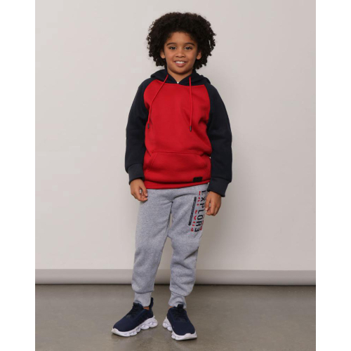 Moletom infantil hot sale vermelho