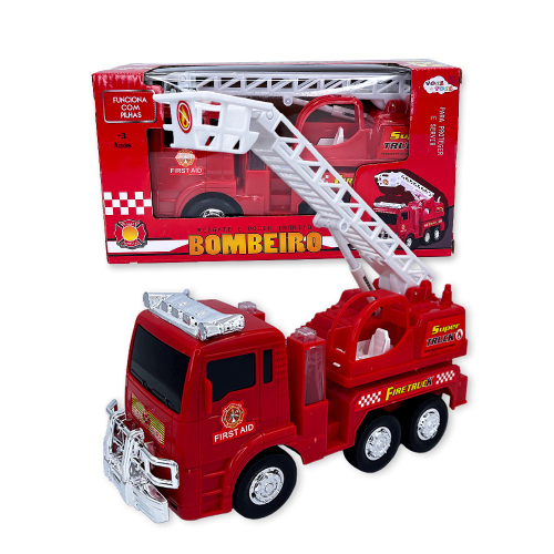 Brinquedo Caminhão Bombeiro Fire Truck