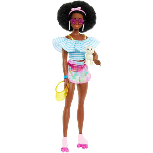 Boneca Barbie Fashionistas Plus Size Moderna Cabelo Rosa - Roupa Look  Fashion Vestido E Tênis - Doll Número 151 - Mattel no Shoptime