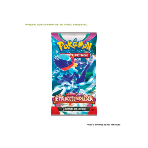 Cartinha Pokémon Box C/36 Booster Espada E Escudo 216 Cartas