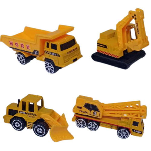 Construction Team Kit Construção com 3 Caminhões Brinquedo