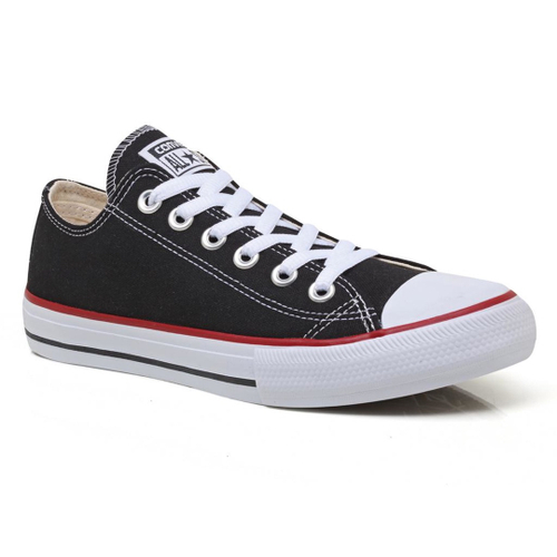 All Star Cano Alto Preto e Vermelho CK10590001