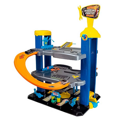 PISTA DE CARRINHOS INFANTIL SPEEDSTER HELICÓPTERO DOUBLE PARK POLIBRINQ  PK002