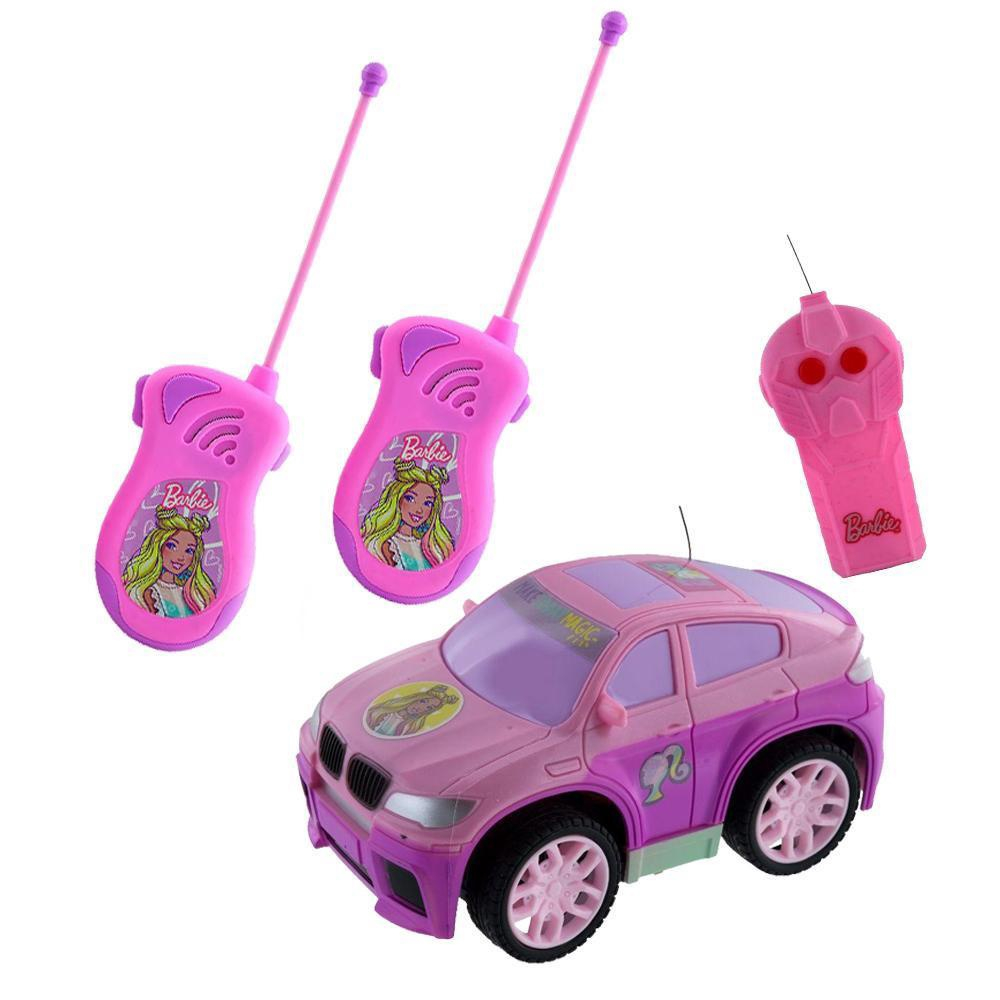 Barbie Carrinho de Controle Remoto Rosa Infantil Meninas em Promoção na  Americanas