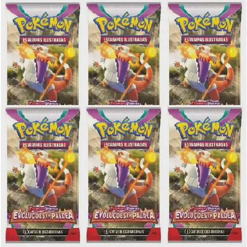 Box 36 Booster Cards/Cartas Pokémon EV2 TCG Estampas Ilustradas