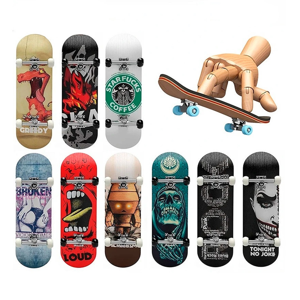 4 Skate De Dedo Brinquedo Infantil Com Truck De Metal E Lixa em Promoção na  Americanas