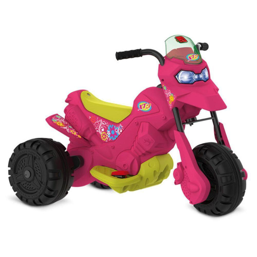 Mini Moto Elétrica Infantil Rosa BW002RS