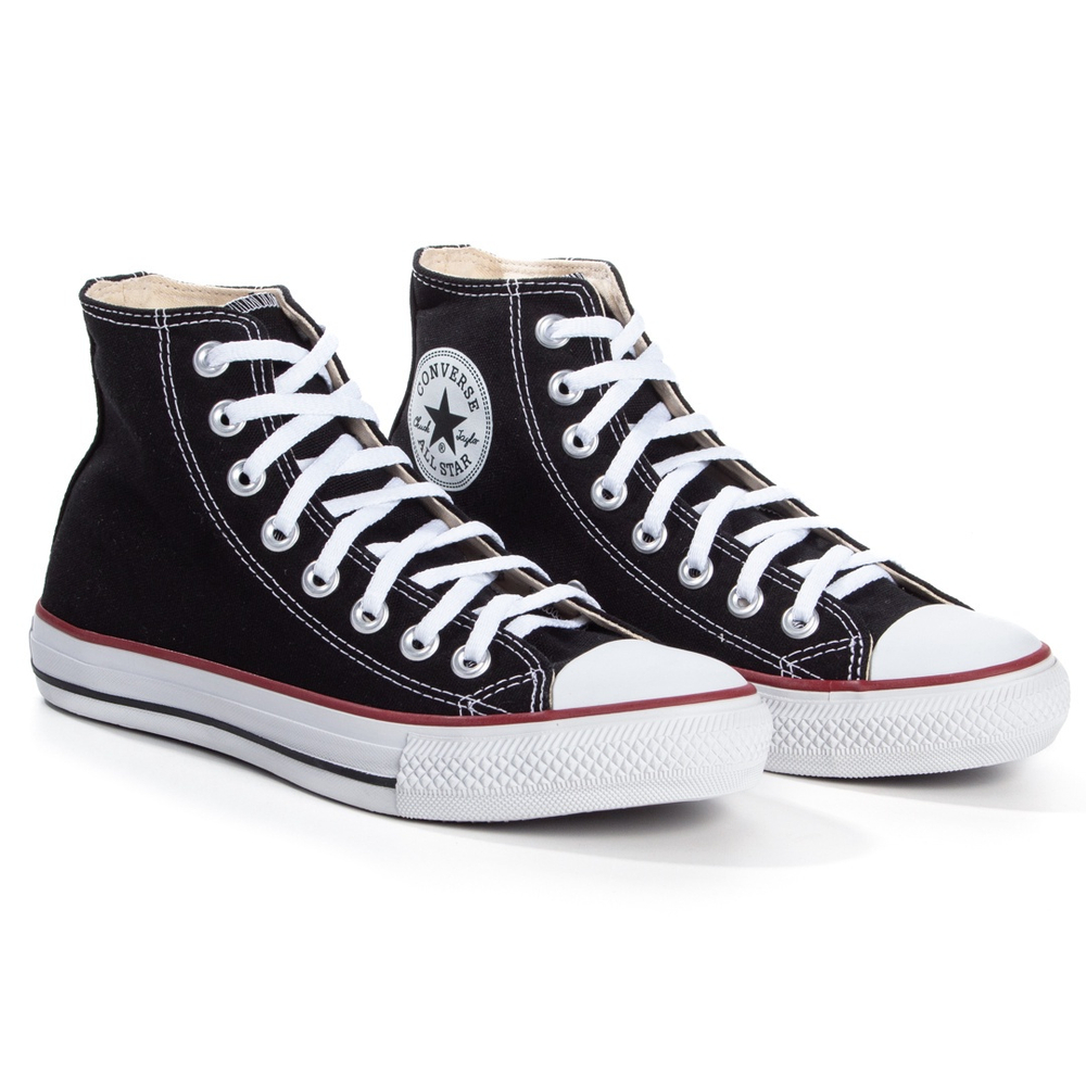 All star preto cano alto store mercado livre