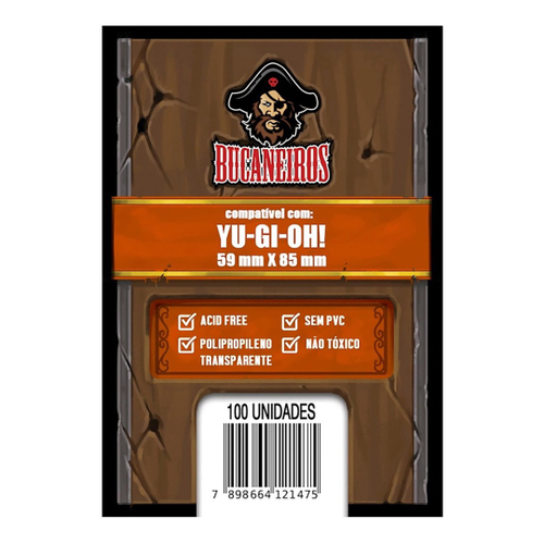 Protetores de cartas (Sleeves) - Bucaneiros Acessórios